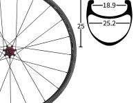 35% Off 25mm 1190g Improved 2024 Weight Carbon Clincher Wheel Set & Free Shipping Worldwide